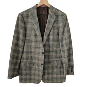Hart Schaffner Marx Gray Plaid Blazer